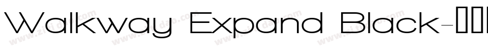 Walkway Expand Black字体转换
